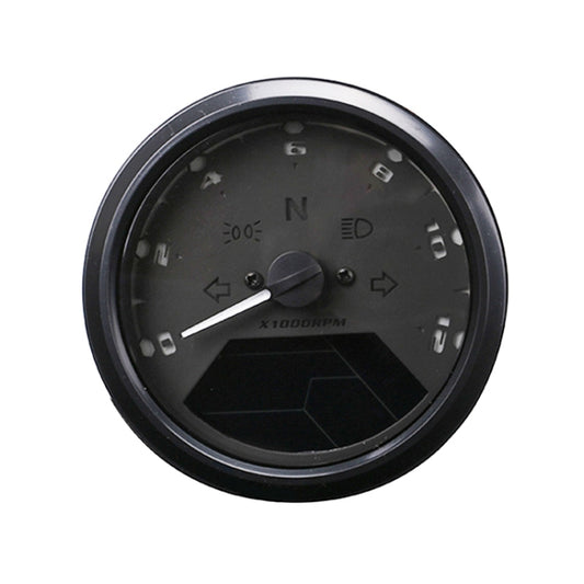 Universal Motorcycle Retro Modified Instrument Odometer LCD Instrument Assembly, Retro Instrument Odometer