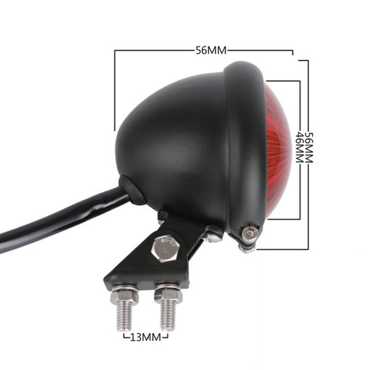 Speedpark 12V Motorcycle Modified Tail Light Brake Light for Harley, For Harley(Silver+Black), For Harley(Silver+Red), For Harley(Black), For Harley(Black Red)