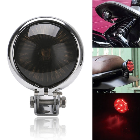 Speedpark 12V Motorcycle Modified Tail Light Brake Light for Harley, For Harley(Silver+Black), For Harley(Silver+Red), For Harley(Black), For Harley(Black Red)