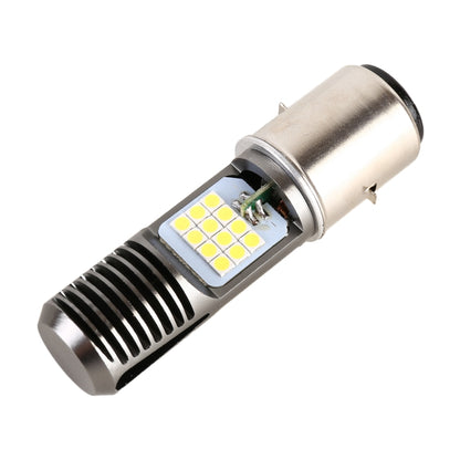 BA20D style 2 LED motorcycle headlight bulb with white SMD LEDs