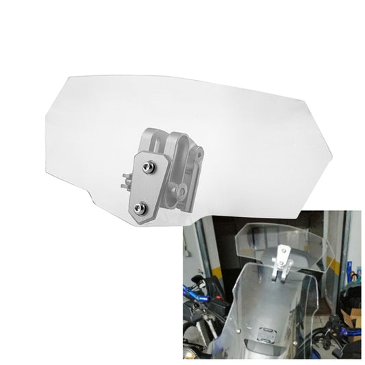 MB-WE024 Universal Motorcycle Modified Acrylic Heightened Windshield, MB-WE024(White)