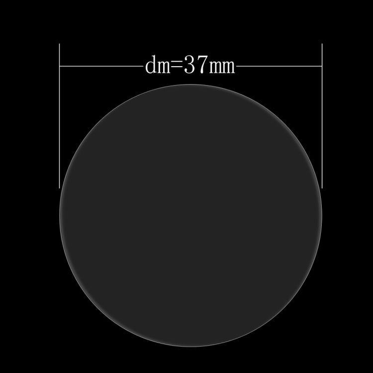 37mm round smartwatch screen protector glass, clear circular fit template