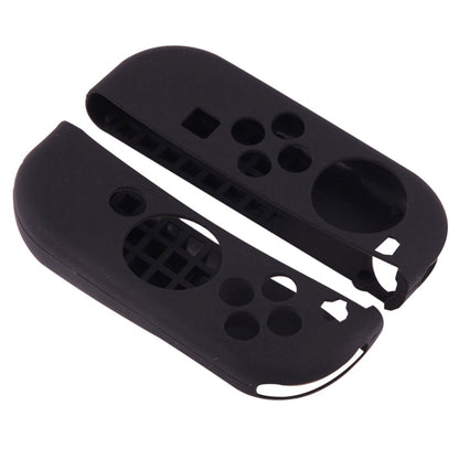 Black silicone controller button covers, two-piece Nintendo Switch set
