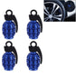 4 PCS Universal Car Tire Valve Caps