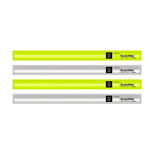 4 PCS Original Xiaomi Youpin Scotchlite Reflective Wristband Safety Reflective Wrist Belt, 4 PCS