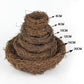 6cm Simulation Bird Nest + 1 PCS Bird Egg Holiday Decoration, 6cm