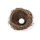 8cm Simulation Bird Nest + 1 PCS Bird Egg Holiday Decoration, 8cm
