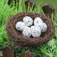 10 PCS Simulation Bird Egg Holiday Decoration, 10 PCS