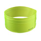Stretch tablet pocket travel bag, lime green fabric with COTEO logo