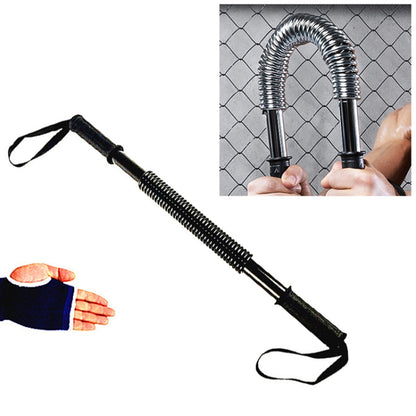 40kg Spring Hand Grips Arm Strength Brawn Training Device + Hand Guard Set, 40kg