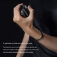 Black YUNMAI wrist gyroball spinner in hand on wrist strap for wrist exercise