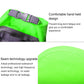Waterproof dry bag with comfortable hand-held handle design and reinforced seams