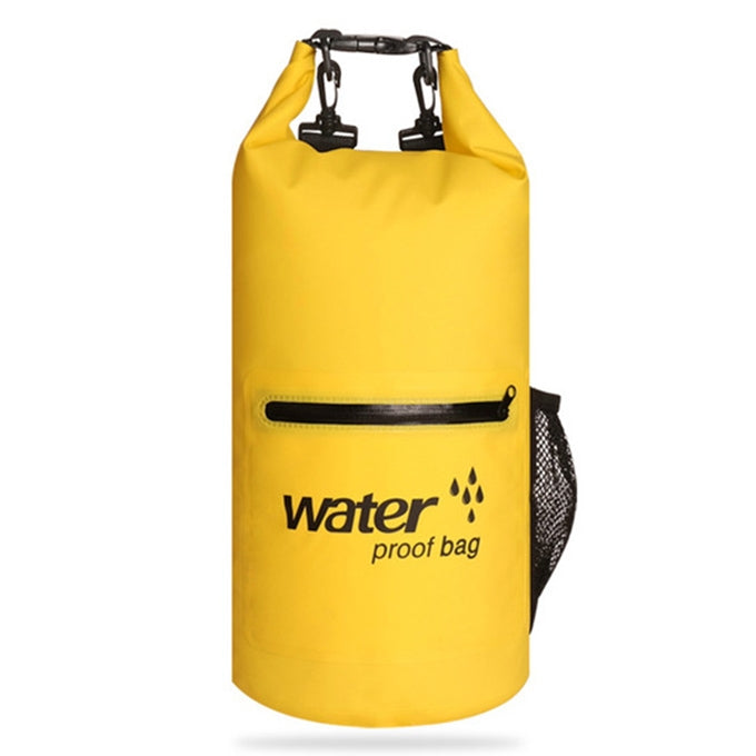 Outdoor Waterproof Dry Dual Shoulder Strap Bag Dry Sack PVC Barrel Bag, Capacity: 10L, 10L