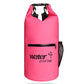 Outdoor Waterproof Dry Dual Shoulder Strap Bag Dry Sack PVC Barrel Bag, Capacity: 20L, 20L