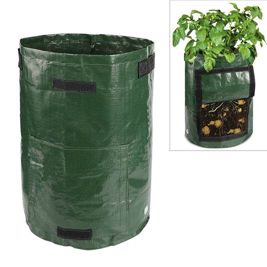 7 Gallons Potato Planting PE Bags Vegetable Planting Grow Bags Farm Garden Supplies, Size: 30cm x 35cm, 30cm x 35cm