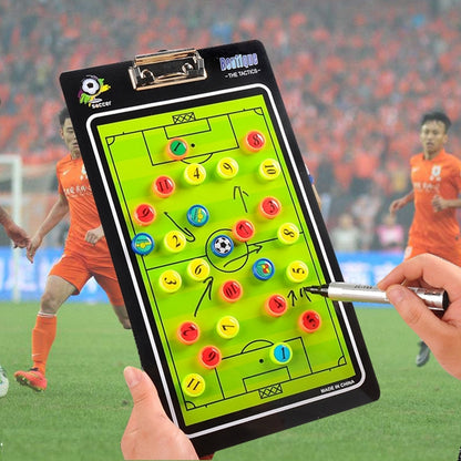 PVC Magnetic Football Coach  Command  Board with Pen and Eraser, PVC