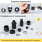 8-24mm zoom eyepiece disassembled components set with metal rings and caps