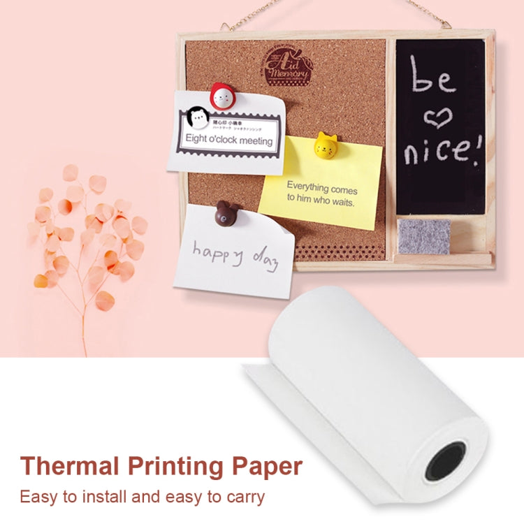 Thermal printing paper roll, white roll with black center core
