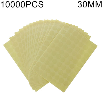 10000 PCS Transparent Round Shape Self-adhesive Sealing Sticker, Diameter: 30mm, Diameter: 30mm