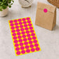 1000 PCS Round Shape Self-adhesive Colorful Mark Sticker Mark Label