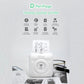 White A6 inkless pocket thermal printer with front bear dial and branding