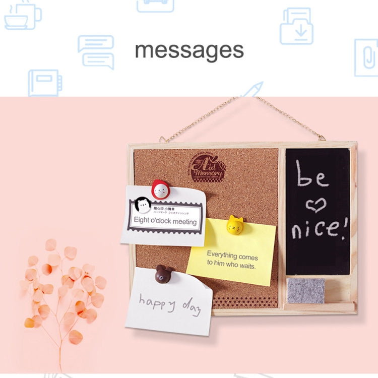 Inkless pocket thermal printer displaying hanging note board and cards