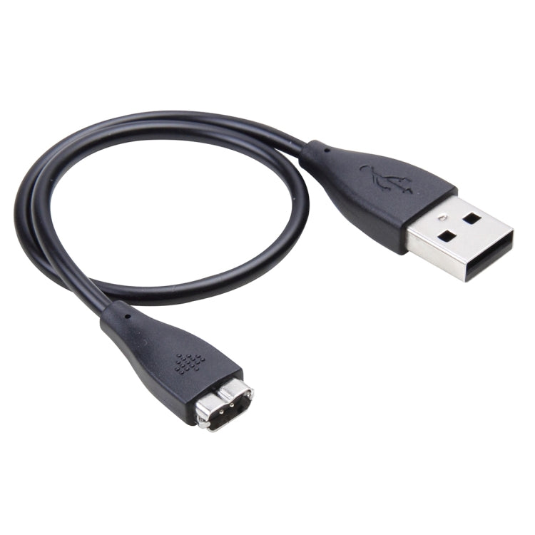 27cm USB charging cable with dark cord and 3-pin device connector