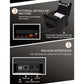 Thermal receipt printer back panel close-up with Ethernet and USB ports