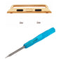 Gold strap connector buckle with two screws and screwdriver