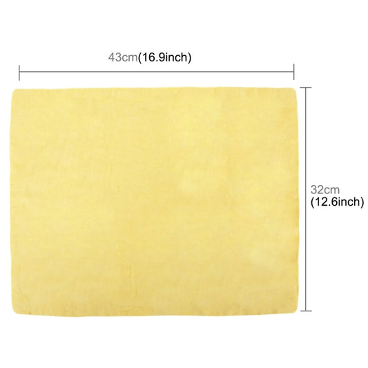 KANEED Synthetic Chamois Drying Towel Super Absorbent PVA Shammy Cloth for Fast Drying of Car, Size: 43 x 32 x 0.2cm, Drying Towel Super Absorbent PVA Shammy Cloth, UK Stock Drying Towel Super Absorbent PVA Shammy Cloth                                 ...