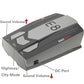 E8 360 Degrees Full-Band Scanning Car Speed Testing System Radar Laser Detector, E8