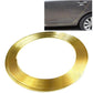 Gold car door edge guard trim strip coil, flexible metal protective strip
