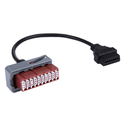 OBDII diagnostic cable with 30-pin and 16-pin connectors