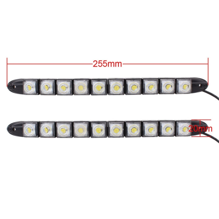 Flexible LED snake light bars, 255mm length and 20mm width strip with black base
