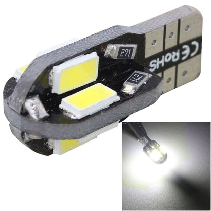 T10 LED bulb with two white SMD chips and metal base for car clearance light