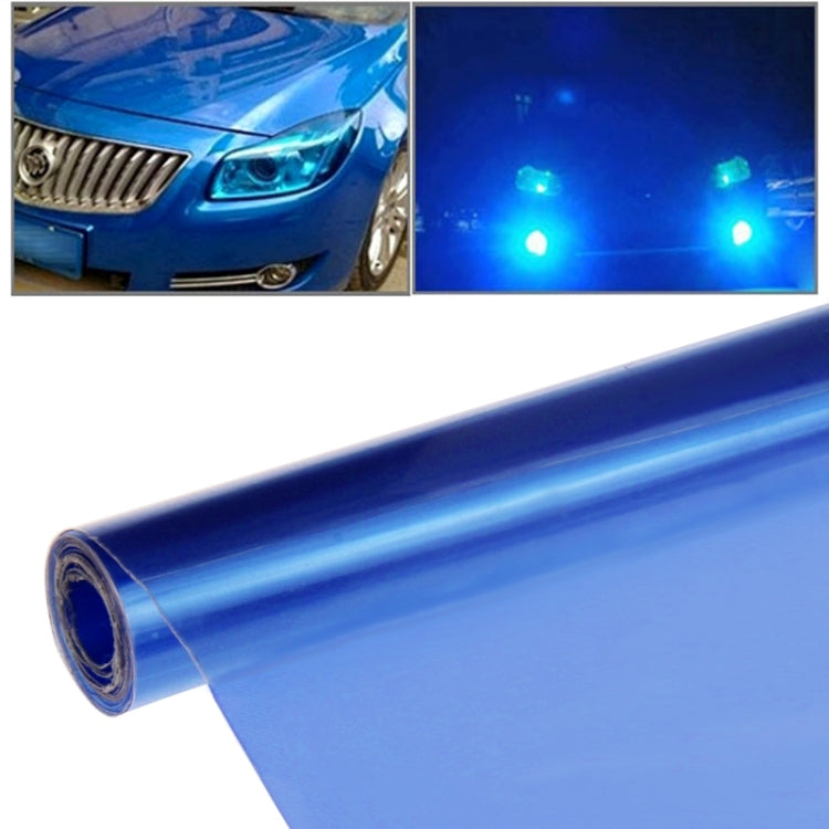 Dark blue headlight tint film sticker roll, translucent sheet for car lamps