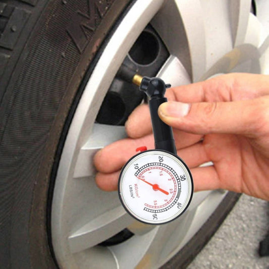 Professional Pressure Tire Gauge, Pressure Range: 0.5-4kg/cm2 (5-55lbs/in2), Pressure Tire Gauge