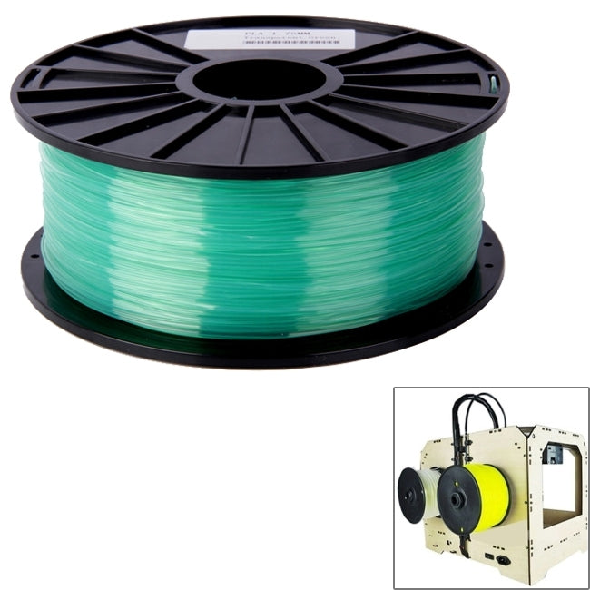 PLA 3.0 mm Transparent 3D Printer Filaments, about 115m