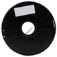 Fluorescent yellow ABS filament spool, top view