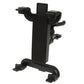 Black adjustable car air vent holder with wide grip stand and clamp