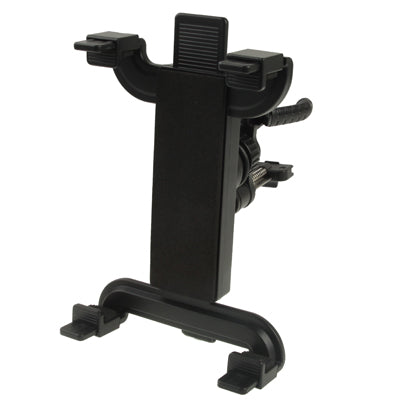 Black adjustable car air vent holder with wide grip stand and clamp