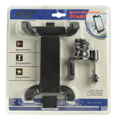 Tablet car vent holder package showing 360° multi-direction stand mount