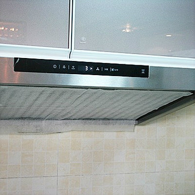 Kitchen exhaust fan oil smoke dust filter installed under the hood