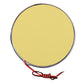 Round LED windmill light cover, yellow reflector center with red power leads