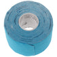 Blue waterproof kinesiology tape roll with printed inner core visible