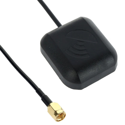Active GPS antenna receiver with magnetic base, SMA male connector, 3m cable