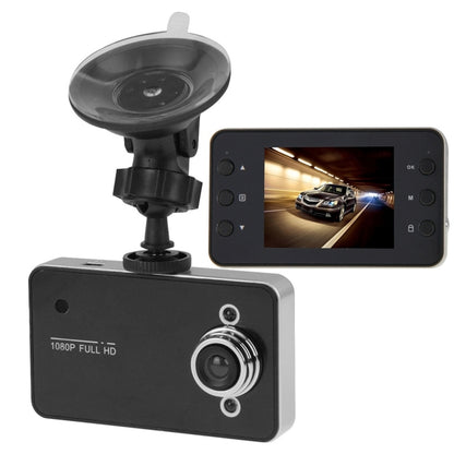 Car DVR dash cam with 2.4-inch LCD screen and front camera module