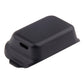 Black charging dock for smartwatch bracelet with cable port opening