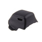 Black charging adapter housing with rectangular port opening