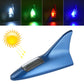 Solar Shark Fin High-positioned Alarm Light, Gold, Blue, Gray, Red